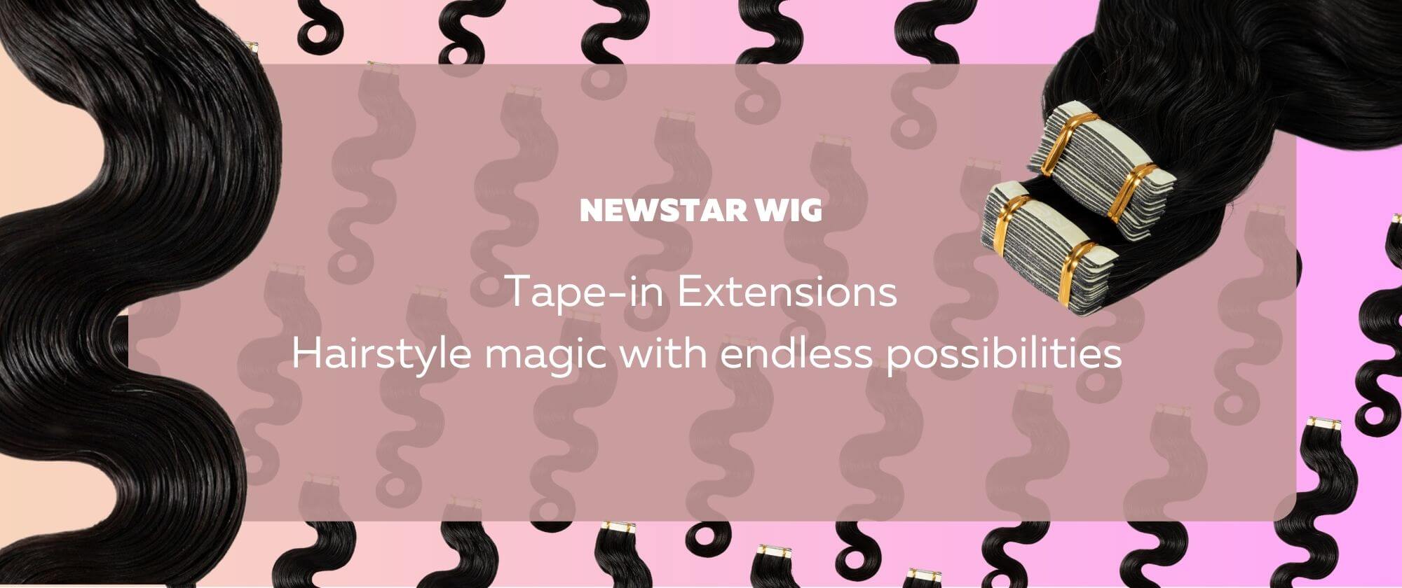 Tape-in Extensions: Hairstyle magic with endless possibilities