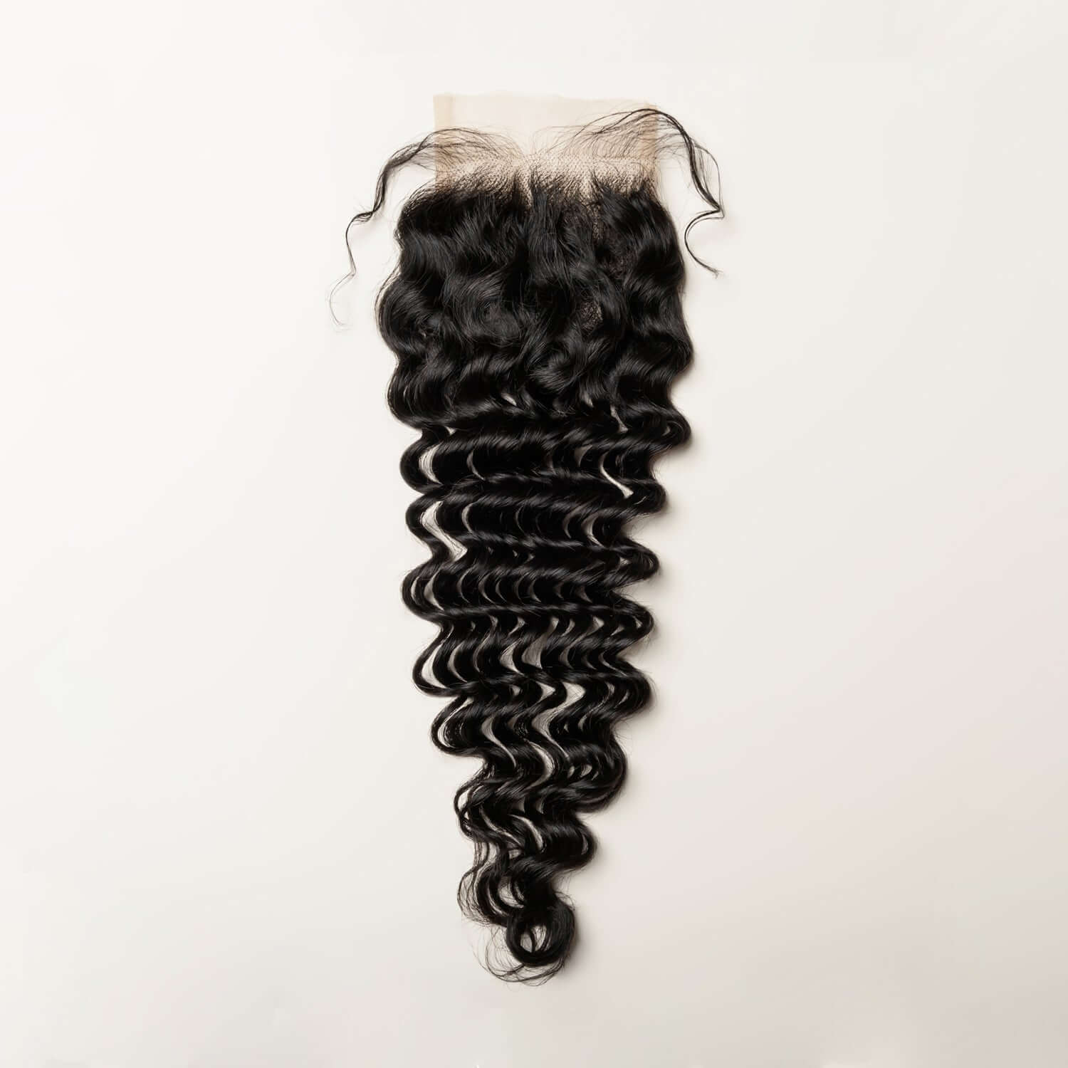 10A 4x4 Deep Wave Transparent Lace Closure