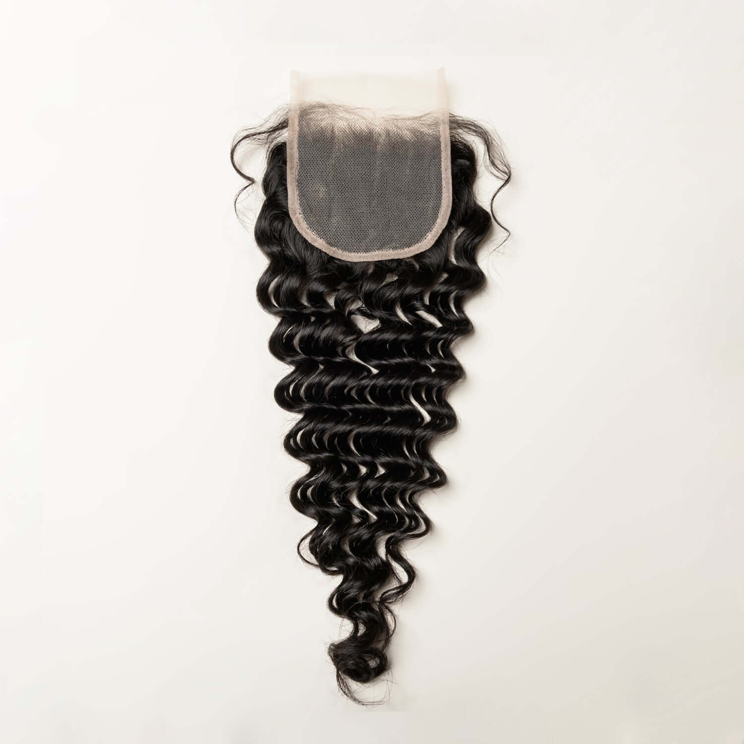 10A 4x4 Deep Wave Transparent Lace Closure