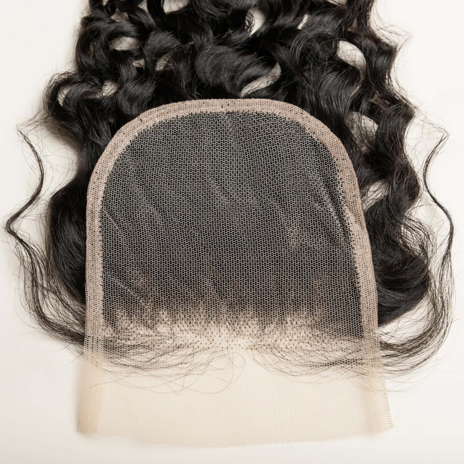 10A 4x4 Natural Wave Transparent Lace Closure