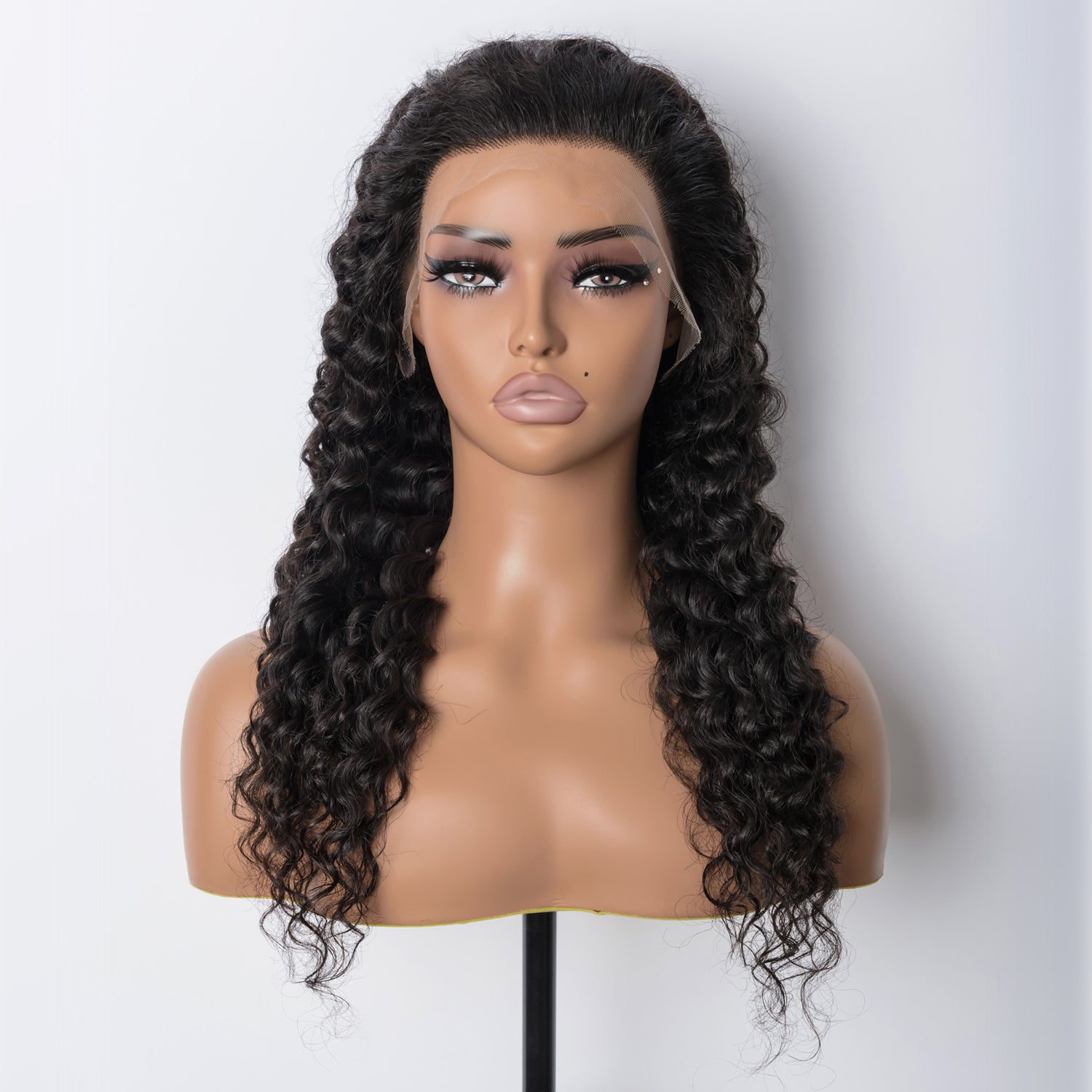 13x4 Deep Wave Frontal Undetectable HD Lace Wig 180% Density