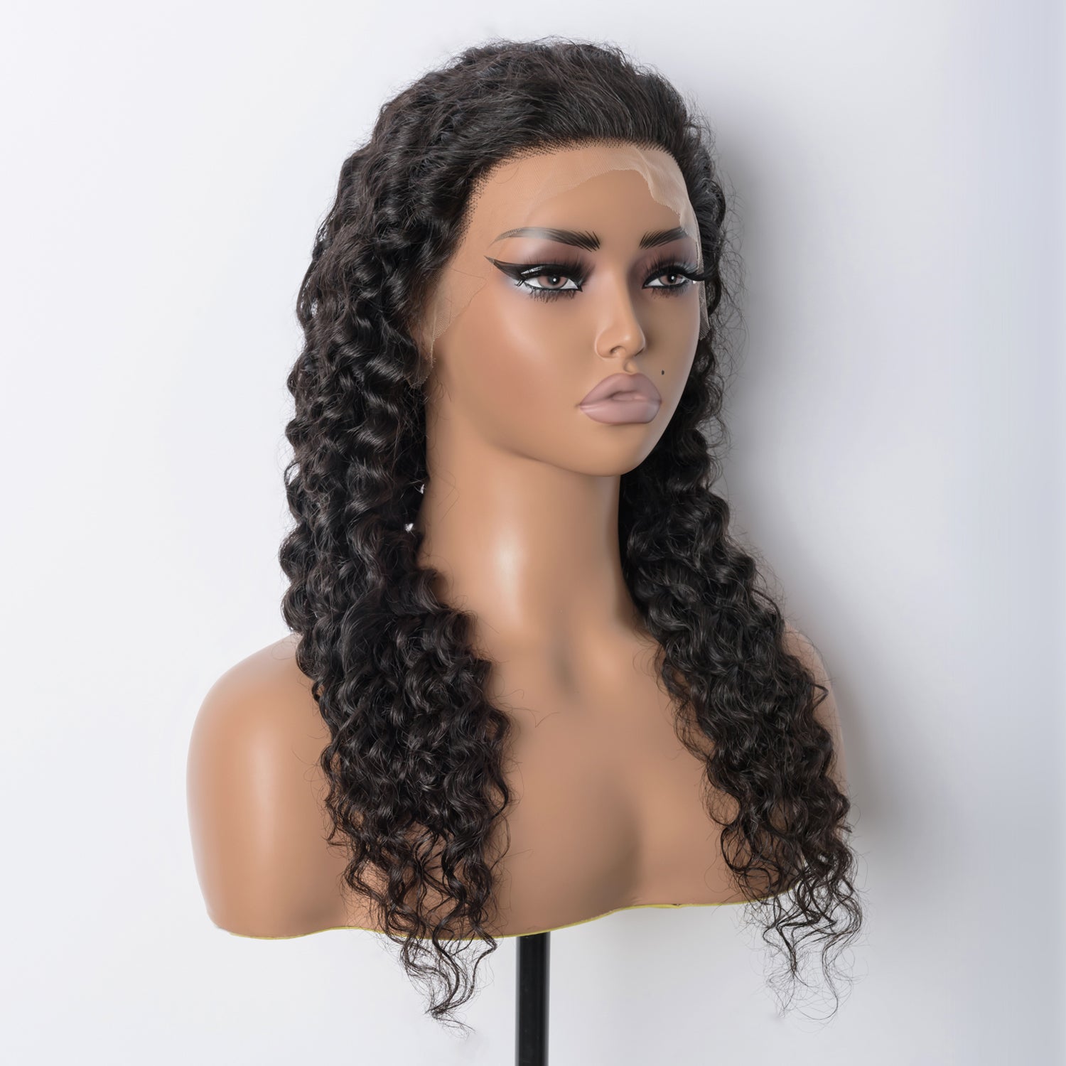 13x4 Deep Wave Frontal Undetectable HD Lace Wig 180% Density