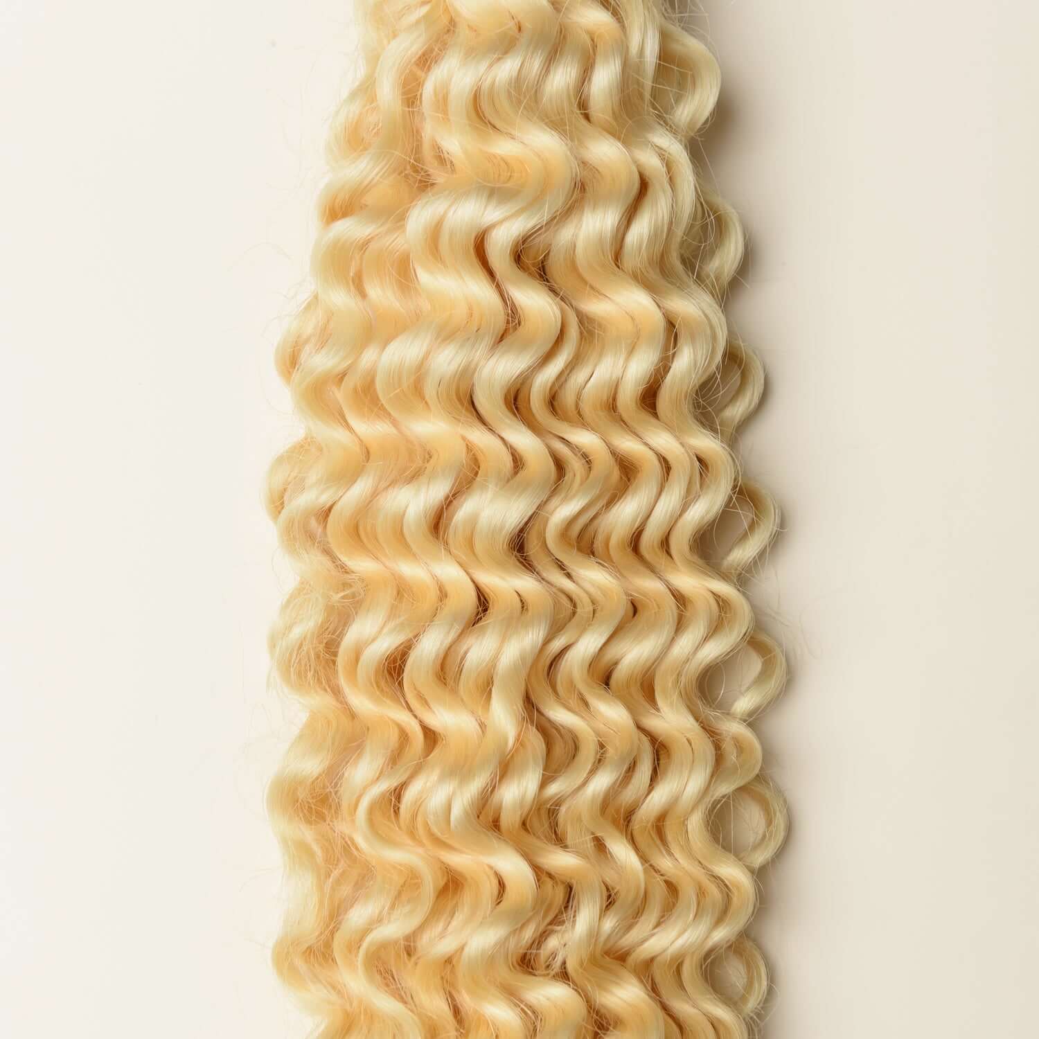 11A Premium #613 Blonde Deep Curly Unprocessed Raw Human Hair Bundle