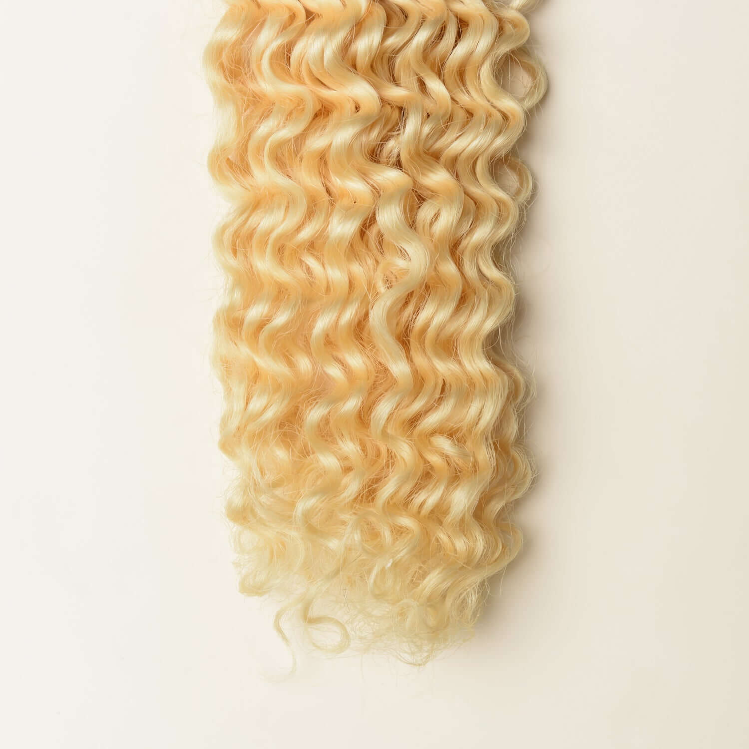 11A Premium #613 Blonde Deep Curly Unprocessed Raw Human Hair Bundle