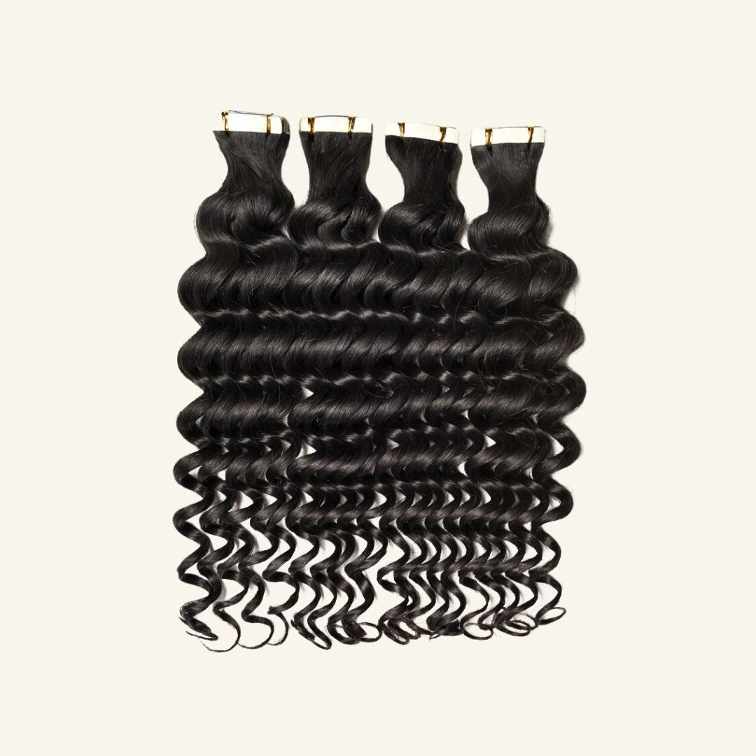 Chinese Virgin One Donor Loose Wave Tape-in Extensions | NewStarWig